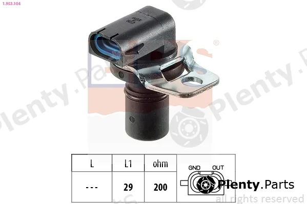EPS 1.953.104 — RPM Sensor, automatic transmission Made in Italy - OE Equivalent