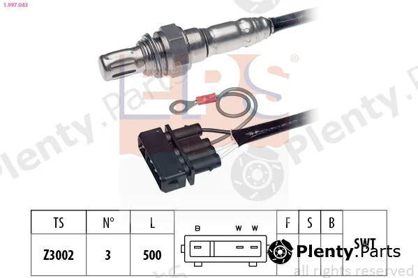 EPS 1.997.043 — Lambda Sensor Made in Italy - OE Equivalent
