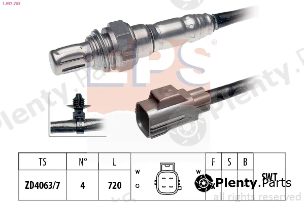 EPS 1.997.763 — Lambda Sensor Made in Italy - OE Equivalent