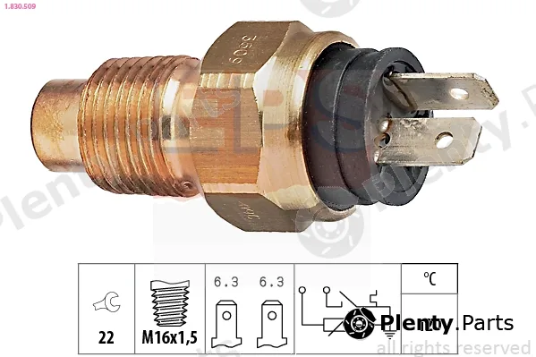 EPS 1.830.509 — Sensor, coolant temperature Made in Italy - OE Equivalent