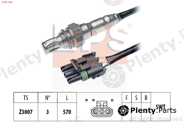 EPS 1.997.346 — Lambda Sensor Made in Italy - OE Equivalent