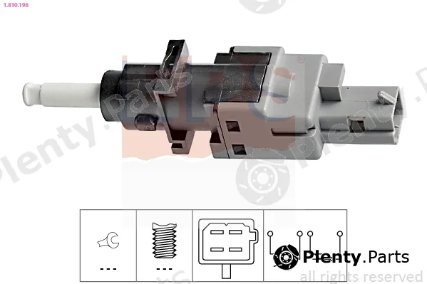EPS 1.810.196 — Switch, clutch control (cruise control) Made in Italy - OE Equivalent