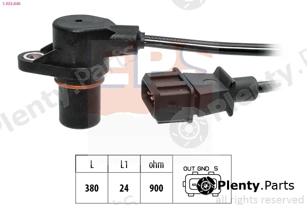 EPS 1.953.846 — Sensor, crankshaft pulse Made in Italy - OE Equivalent