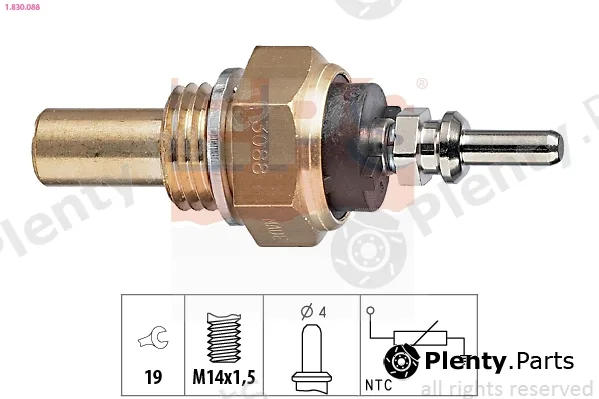 EPS 1.830.088 — Sensor, coolant temperature Made in Italy - OE Equivalent