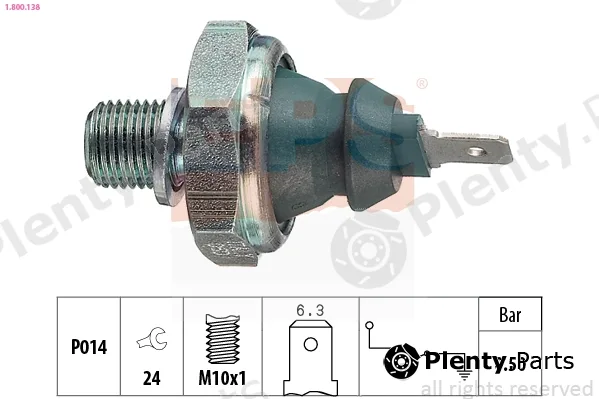 EPS 1.800.138 — Oil Pressure Switch Made in Italy - OE Equivalent