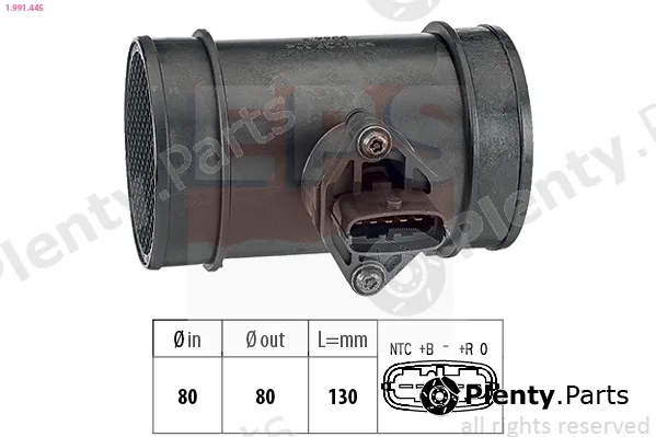 EPS 1.991.445 — Mass Air Flow Sensor Made in Italy - OE Equivalent