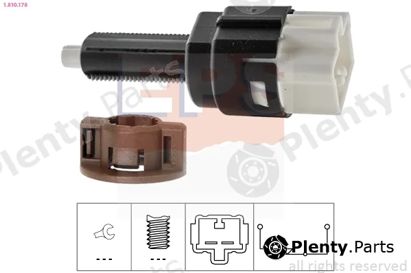 EPS 1.810.178 — Stop Light Switch Made in Italy - OE Equivalent