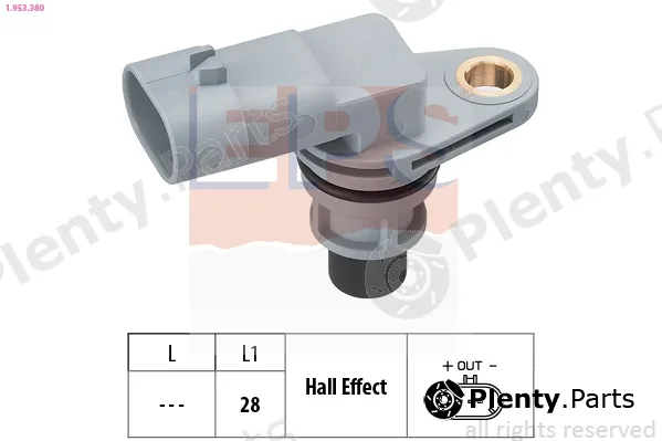 EPS 1.953.380 — Sensor, crankshaft pulse Made in Italy - OE Equivalent