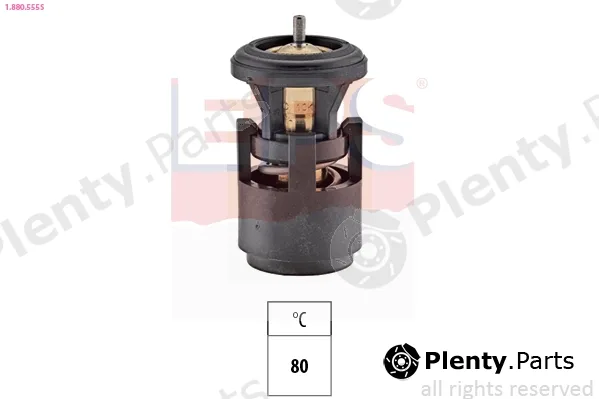 EPS 1.880.555S — Thermostat, coolant Made in Italy - OE Equivalent