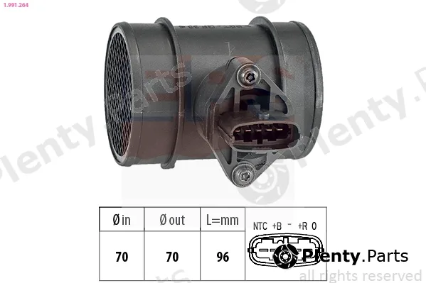 EPS 1.991.264 — Mass Air Flow Sensor Made in Italy - OE Equivalent
