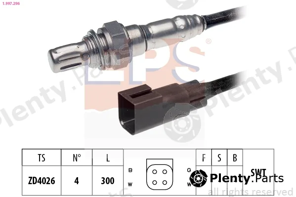 EPS 1.997.296 — Lambda Sensor Made in Italy - OE Equivalent