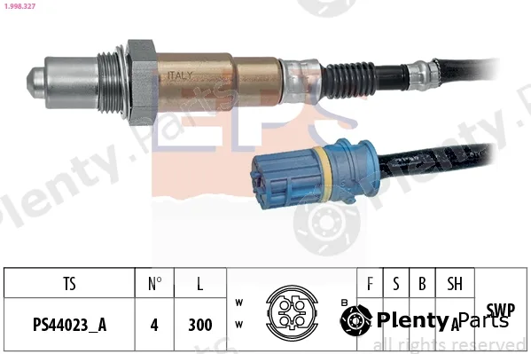 EPS 1.998.327 — Lambda Sensor Made in Italy - OE Equivalent