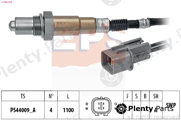 EPS 1.998.358 — Lambda Sensor Made in Italy - OE Equivalent