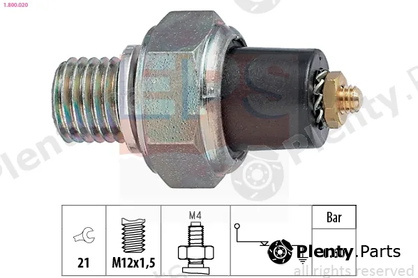 EPS 1.800.020 — Oil Pressure Switch Made in Italy - OE Equivalent