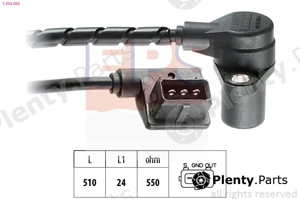 EPS 1.953.065 — Sensor, crankshaft pulse Made in Italy - OE Equivalent