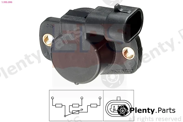EPS 1.995.096 — Sensor, throttle position Made in Italy - OE Equivalent