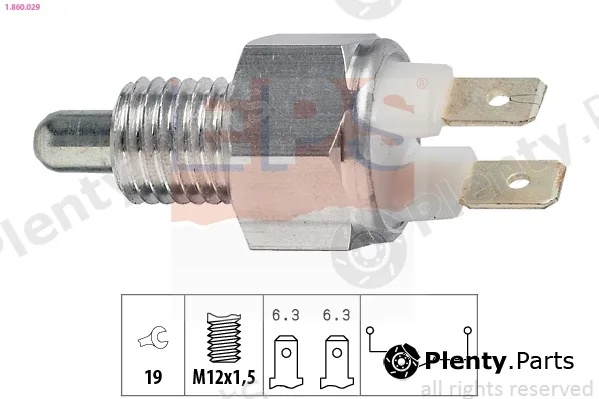 EPS 1.860.029 — Switch, reverse light Made in Italy - OE Equivalent