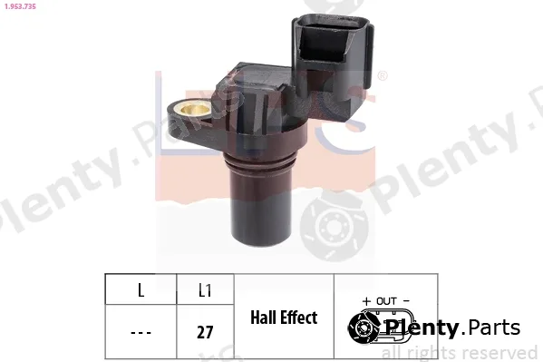 EPS 1.953.735 — RPM Sensor, automatic transmission Made in Italy - OE Equivalent