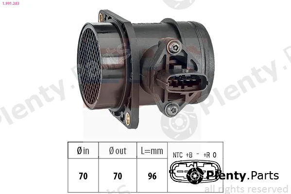 EPS 1.991.283 — Mass Air Flow Sensor Made in Italy - OE Equivalent
