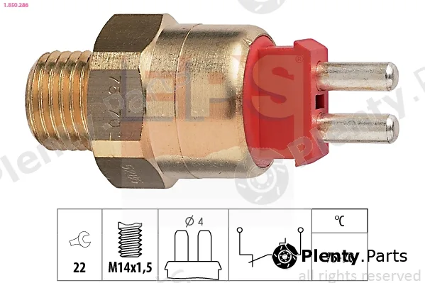 EPS 1.850.286 — Temperature Switch, radiator fan Made in Italy - OE Equivalent