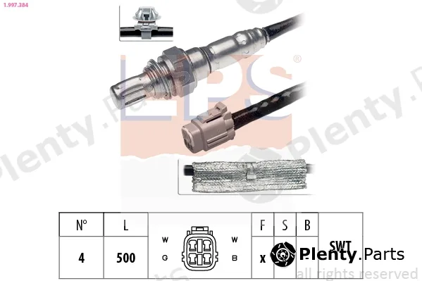 EPS 1.997.384 — Lambda Sensor Made in Italy - OE Equivalent