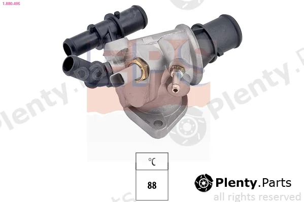 EPS 1.880.495 — Thermostat, coolant Made in Italy - OE Equivalent