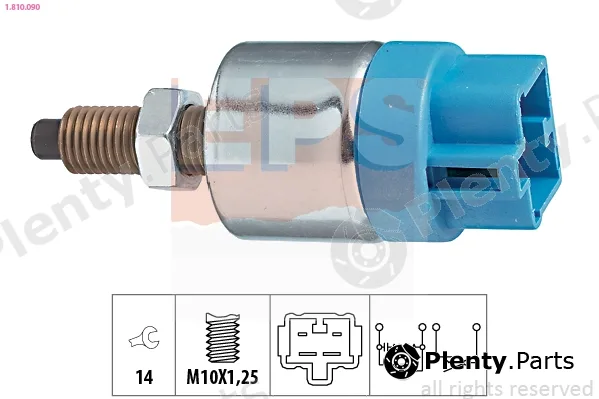 EPS 1.810.090 — Stop Light Switch Made in Italy - OE Equivalent