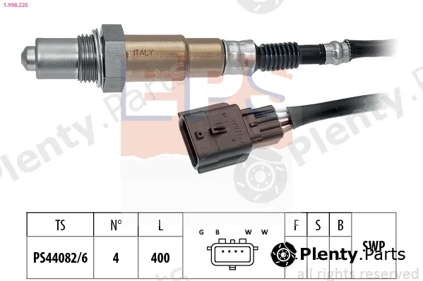 EPS 1.998.225 — Lambda Sensor Made in Italy - OE Equivalent