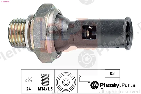 EPS 1.800.056 — Oil Pressure Switch Made in Italy - OE Equivalent