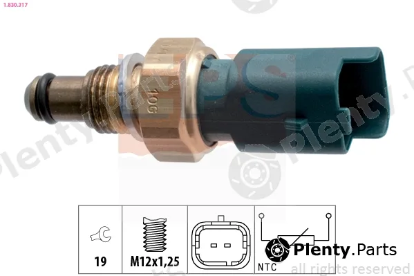 EPS 1.830.317 — Sensor, coolant temperature Made in Italy - OE Equivalent