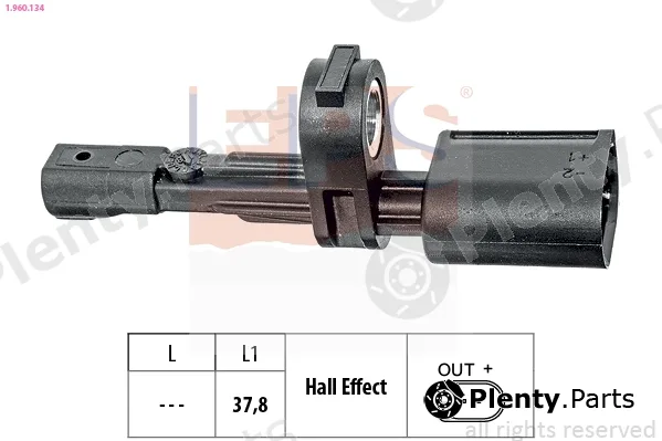 EPS 1.960.134 — Sensor, wheel speed Made in Italy - OE Equivalent
