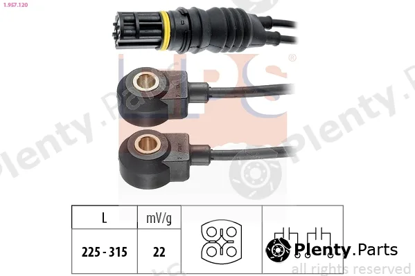 EPS 1.957.120 — Knock Sensor Made in Italy - OE Equivalent