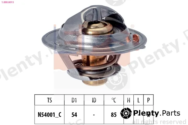 EPS 1.880.801S — Thermostat, coolant Made in Italy - OE Equivalent