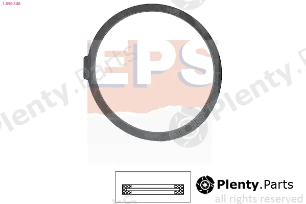 EPS 1.890.546 — Seal, thermostat Made in Italy - OE Equivalent