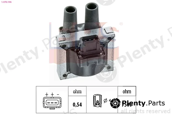 EPS 1.970.196 — Ignition Coil Made in Italy - OE Equivalent
