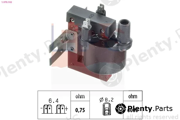 EPS 1.970.102 — Ignition Coil Made in Italy - OE Equivalent