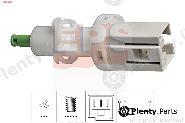 EPS 1.810.069 — Stop Light Switch Made in Italy - OE Equivalent
