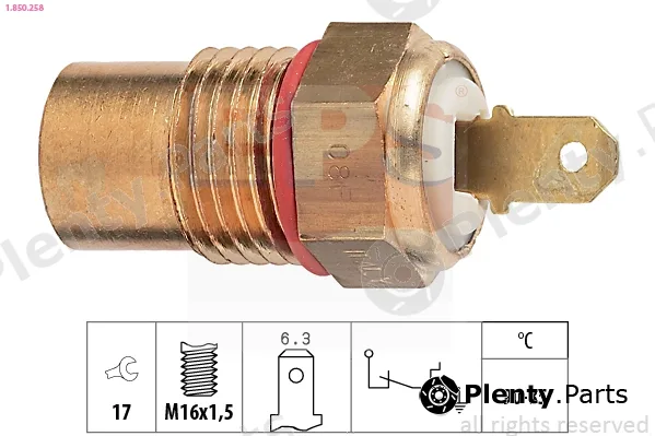 EPS 1.850.258 — Temperature Switch, radiator fan Made in Italy - OE Equivalent