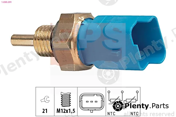 EPS 1.830.291 — Sensor, coolant temperature Made in Italy - OE Equivalent