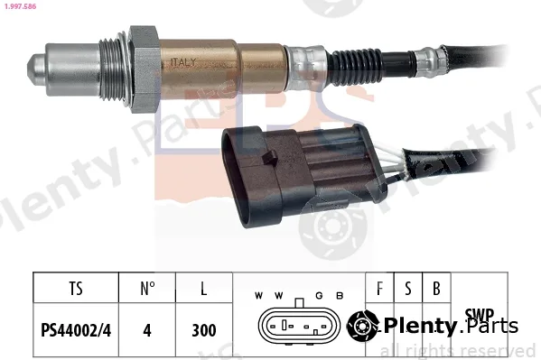 EPS 1.997.586 — Lambda Sensor Made in Italy - OE Equivalent