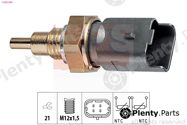 EPS 1.830.286 — Sensor, coolant temperature Made in Italy - OE Equivalent