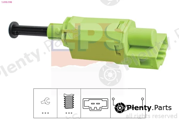 EPS 1.810.198 — Switch, clutch control (cruise control) Made in Italy - OE Equivalent