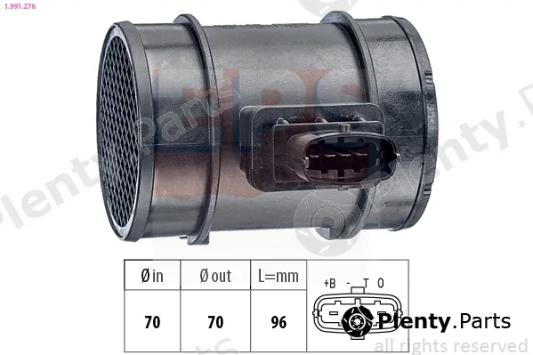 EPS 1.991.276 — Mass Air Flow Sensor Made in Italy - OE Equivalent