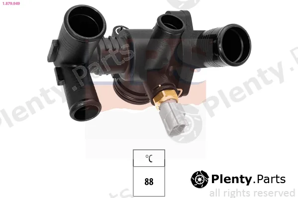 EPS 1.879.949 — Thermostat, coolant Made in Italy - OE Equivalent