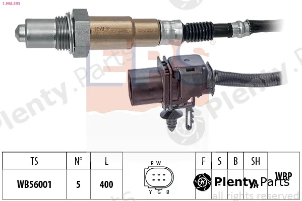 EPS 1.998.393 — Lambda Sensor Made in Italy - OE Equivalent