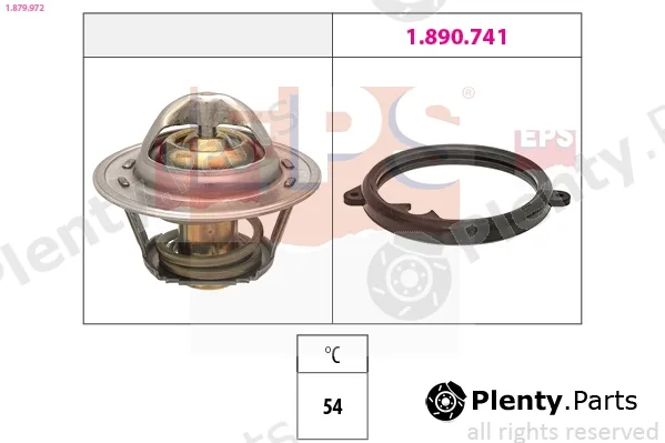 EPS 1.879.972 — Thermostat, coolant Made in Italy - OE Equivalent