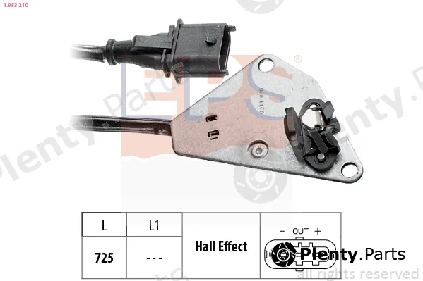 EPS 1.953.210 — Sensor, camshaft position Made in Italy - OE Equivalent