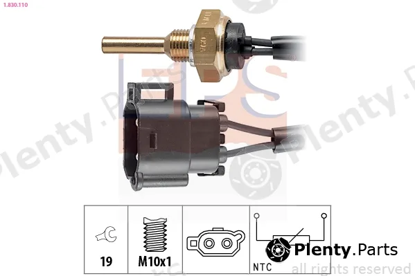 EPS 1.830.110 — Sensor, coolant temperature Made in Italy - OE Equivalent