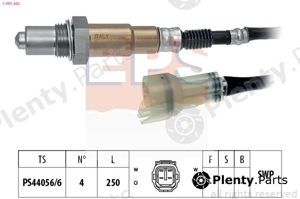 EPS 1.997.482 — Lambda Sensor Made in Italy - OE Equivalent