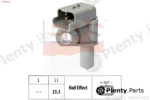 EPS 1.953.632 — Sensor, camshaft position Made in Italy - OE Equivalent